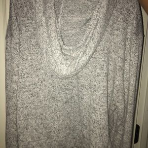 Cropped Heather Gray sweatshirt